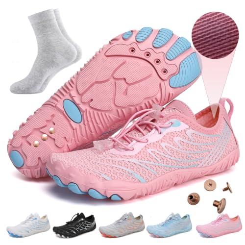Image of Grounding Barefoot Shoes with Copper , Effective Full-Chain Grounding | Solid Copper Screws,Conductive Insoles,Extra Conductive Socks.Zero-drop,flexible wide toe box,for unisex