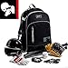 Franklin Sports Kids Baseball Bag - Youth Tball + Baseball Backpack - Boys + Girls Bat Pack - Youth Bat + Equipment Bag - Black/Gray