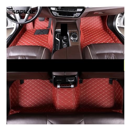 Tapis de sol voiture antidérapant pour éviter l'usure de la BMW 5er F10 claret