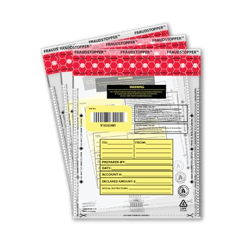 Nadex Tamper-Evident Deposit Bags, 9