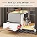 DELURA 3 Tier Metal Cat Cage Indoor Cat Enclosures DIY Cat Playpen Metal Kennel for Small and Medium Cats Kittens Kitty