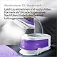 Braun CareStyle 1 IS 1014 VI Dampfbügelstation, SuperCeramic Bügelsohle, 3 Thermostat-Einstellungen, Vertikaldampf-Funktion, Easy CalcClean, Dampfstoß 360 g/min, 1,5 L Wassertank, 2200 W, Weiß-Lila