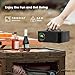 [Official Licensed APPs/1500 ANSI] Outdoor-Projector-4K with Wifi6 and Bluetooth, Smart TV OS & DoIby Audio, Portable Projector with YouTube/PrimeVideo, ONOAYO 1080P Proyector with 300 ''Display