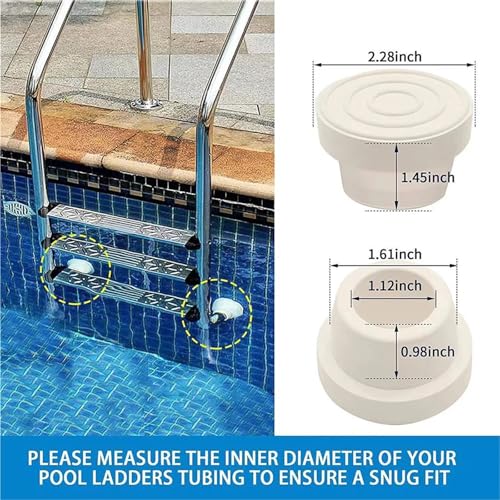 Topes de Goma para Escalera de Piscina 4 Piezas miniatura 6