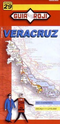 Veracruz State Map by Guia Roji (Spanish Edition)