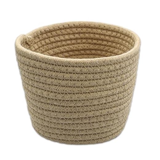 1 Pieza Cestas de Almacenaje,Cestas Organizadoras,Cestos Organizadores de Maquillaje,Cesta de Almacenaje de Juguetes,para Dormitorio, Baño, Cocina, Armario, Maquillaje(Caqui)