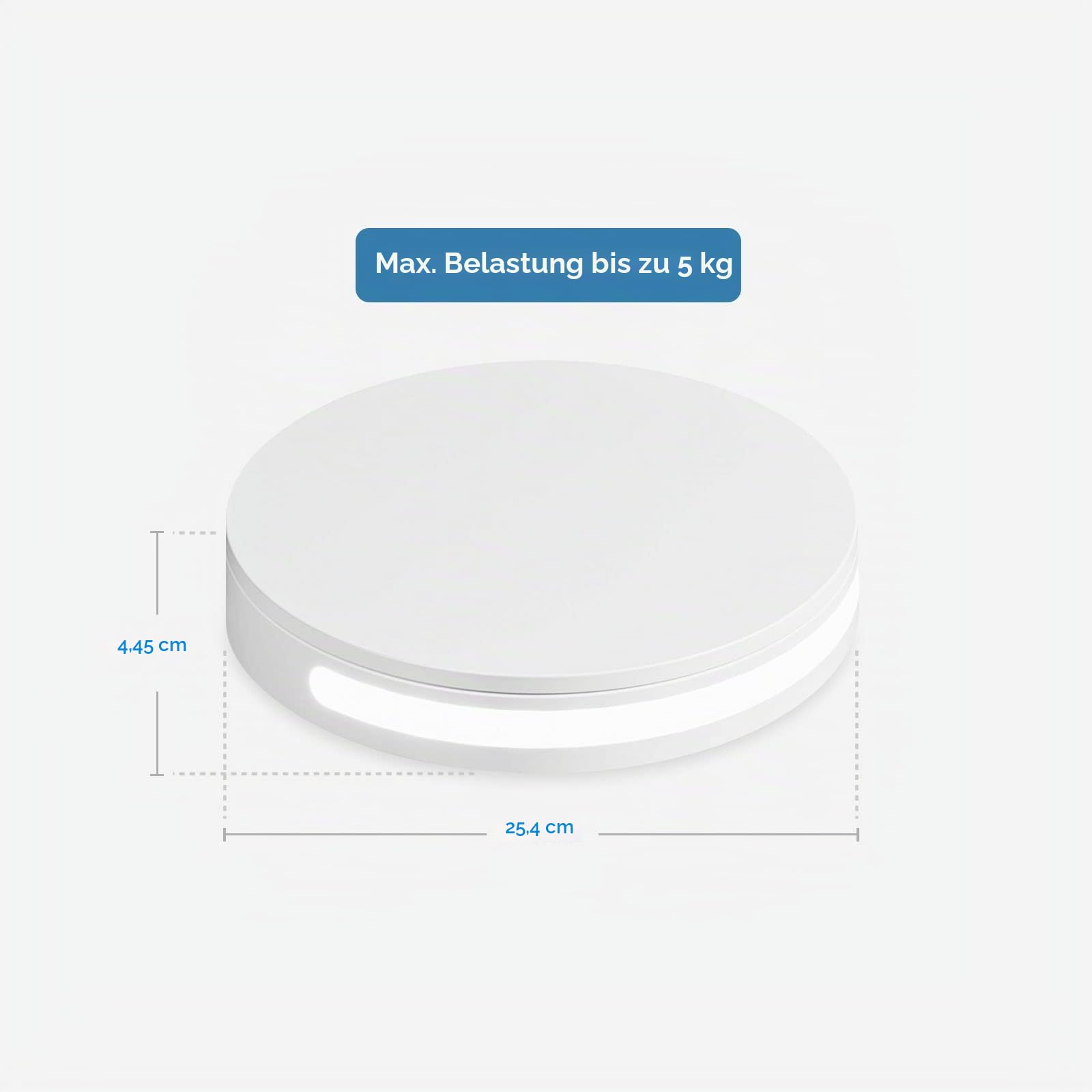 Foldio360 (Intelligenter 360-Grad-Fotografie-Drehteller mit Smartphone-Steuerung für 360-Grad-Produktfotografie/Erstellen Sie 360-Grad-Bilder und -Videos für Ihren Shop, YouTube, TikTok, 3D-Scannen)