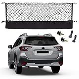 Envelope Style Cargo Net Compatible with Subaru Outback New 2026 2025 2024 2023 2022 2021 2020 2019 2018 2017 2016-2000 Trunk Car Rear Tailgate Touring Netting