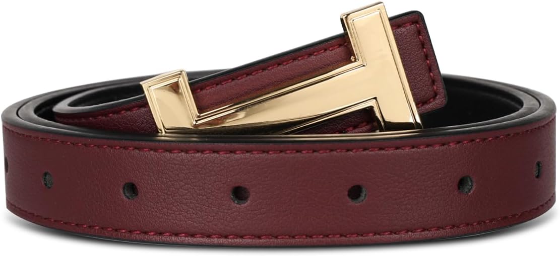 EXTREE Gold Buckle Belts for Women, Fashion Waist Band, Elegant Ladies' Belt, Gift for Women,Ideal for Dresses, Jeans - Image 5