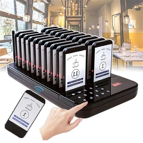 Buscador inalámbrico de restaurante y avisador con 7 modos de alerta 2