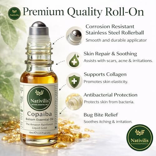 Nativilis Copaiba Aceite Esencial Roll-On 10ml miniatura 2