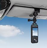 YORRN Car Sun Visor Mount Clamps Quick Clip Compatible with Insta360X5/X4/X3/X2 /Ace Pro/Pocket 3/Osmo Action 5 Pro/Action 4 3 2 Camera Smartphone Accessories