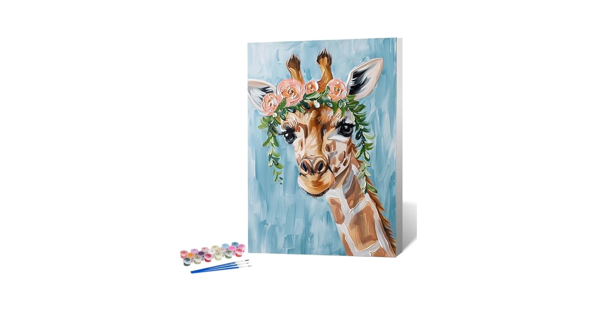 Amazon | paint by numbers 鹿 数字油絵 塗り絵 手塗り DIY絵