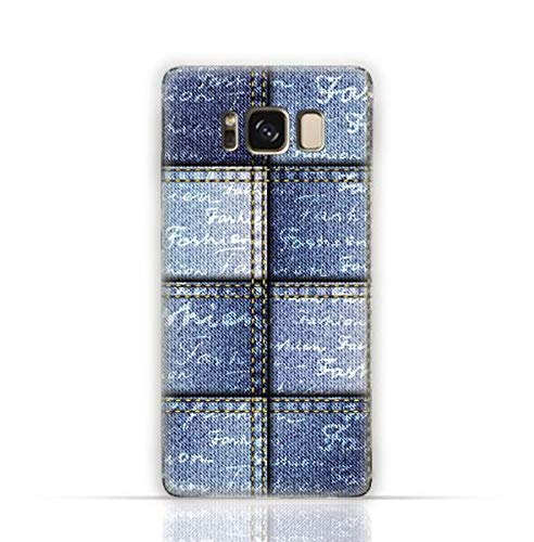 AMC Samsung Galaxy S8 TPU Silicone Case with Denim Fabric Seamless Design