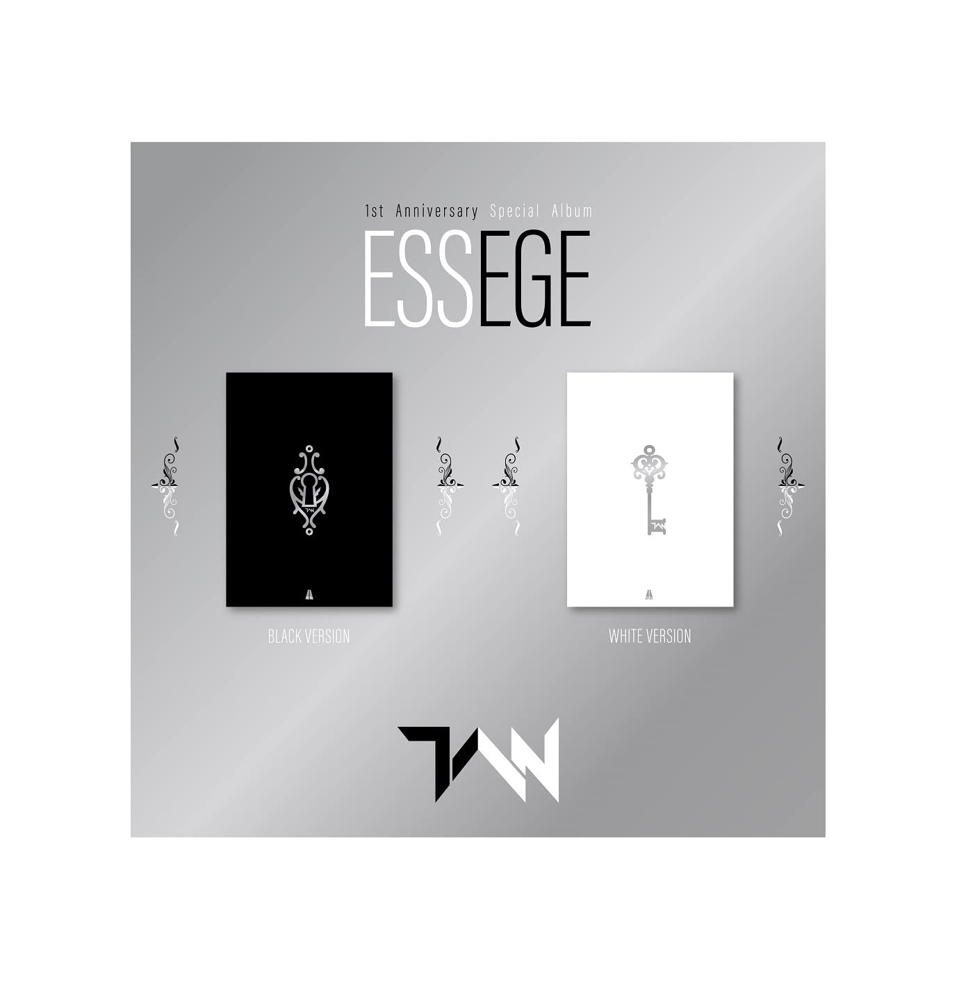 Album Meta ESSEGE Genie Music Tan 1st Anniversary Special Album Black ver avec musique numerique