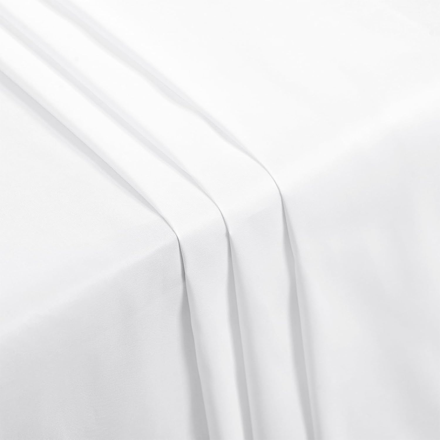 10 Stück Weiß Runde Tischdecke 229 cm,Runde Polyester-Tischdecke | Flecken- und Knitterfeste Tischdeckes,Waschbare Runde Tischdecken aus Stoff für Hochzeit, Bankettparty, Restaurant, Essen