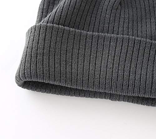 Home Prefer Toddler Boys Girls Rib Knit Kids Winter Hat Warm Skull Beanie Caps - Image 6