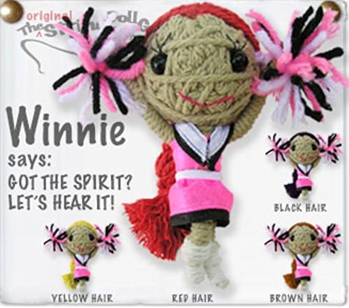 Kamibashi Winnie Spirit Cheerleader The Original String Doll Gang Keychain Clip