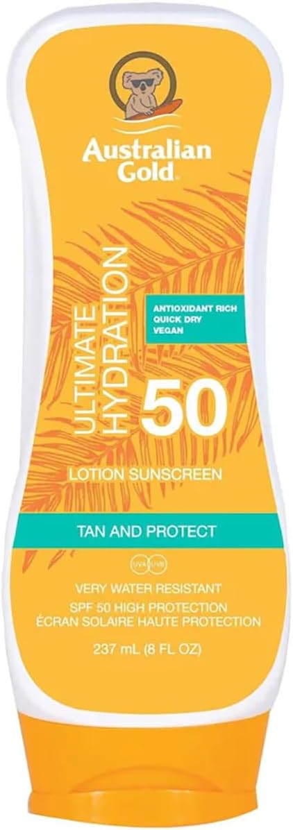 SPF 50 Lotion Sunscreen, Moisture Max, 8 Fl Oz