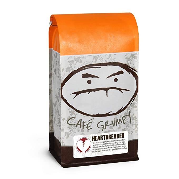Café Grumpy Coffee - Heartbreaker Blend, 12oz Bag, Medium Roast, Drip, French Press, Pour Over, Cold Brew (Medium Grind (Filter/Drip))