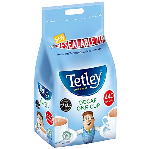 Tetley One Cup Decaf Tea, Pack of 440 Teabags