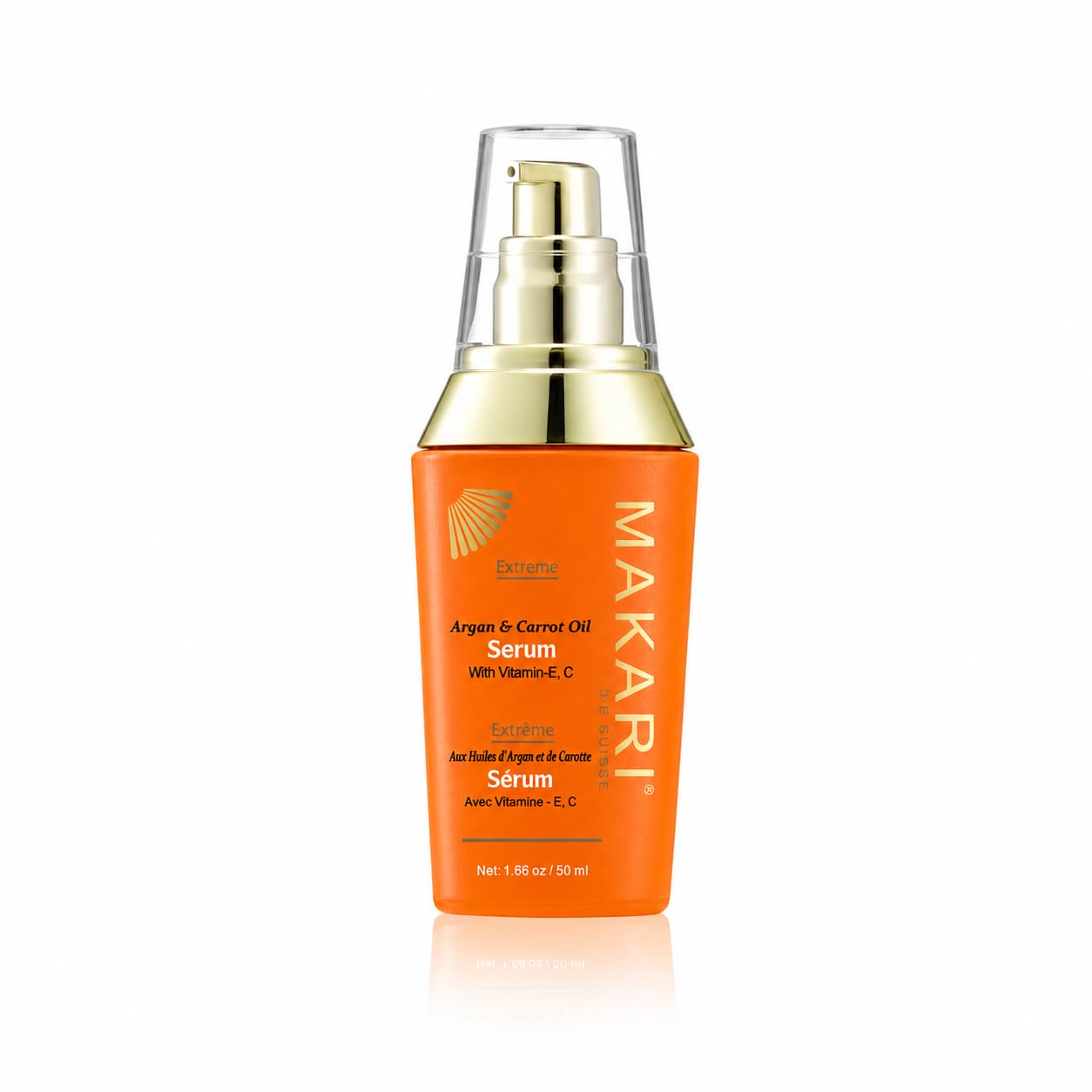Makari Argan & Carrot Oil Face Serum with Vitamins A & E, 1.7 Fl Oz