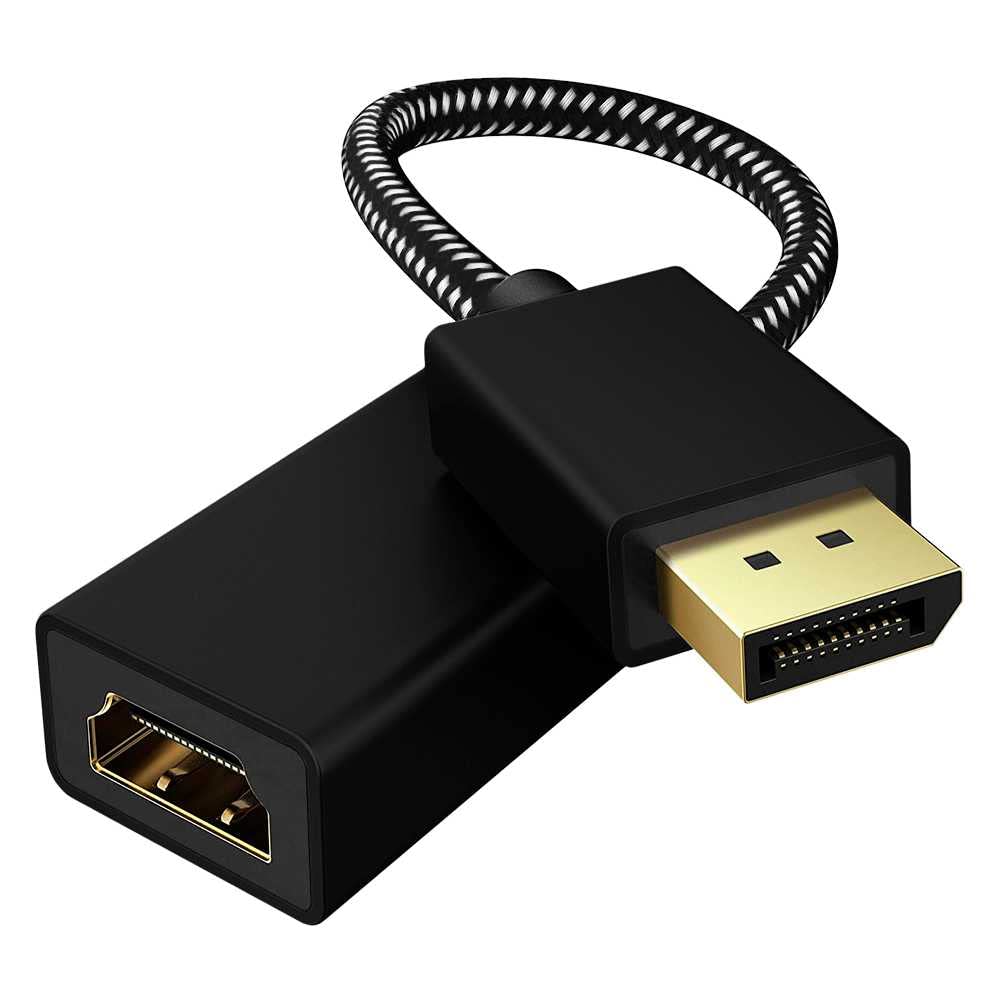 Cavo Displayport DP a HDTV 1,8m Ultra 4K HD M/M Video Audio C/Nero