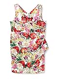 vestido de crepe madame curto Por debajo de la rodilla Gina Bacconi Vestido Cruzado Floral de crepé para Mujer, Multicolor, 40