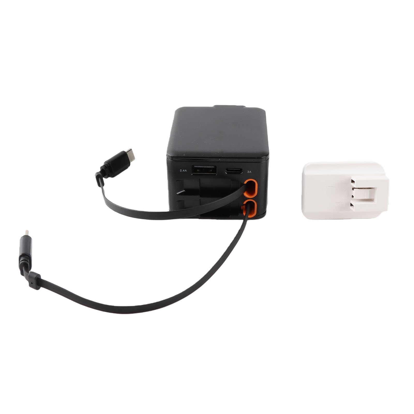 Cryfokt 81W Retractable Fast Charging Wall (Spina europea) | Ricarica 4 in 1, design portatile, adatto per i viaggi, ricarica efficiente