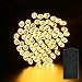 LightsEtc Warm White 72 LED 32ft String Lights Fairy Christmas Lighting with 8 Function Modes and 6 Hour Daily Timer,Perfect for Indoor & Outdoor use,Xmas Tree,Garden,Party,Wedding Decoration
