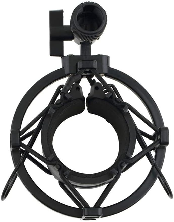 Universal 3KG Bearable Load Mic Microphone Shock Mount Clip Holder Stand Radio Studio Sound Recording Bracket Black Profe