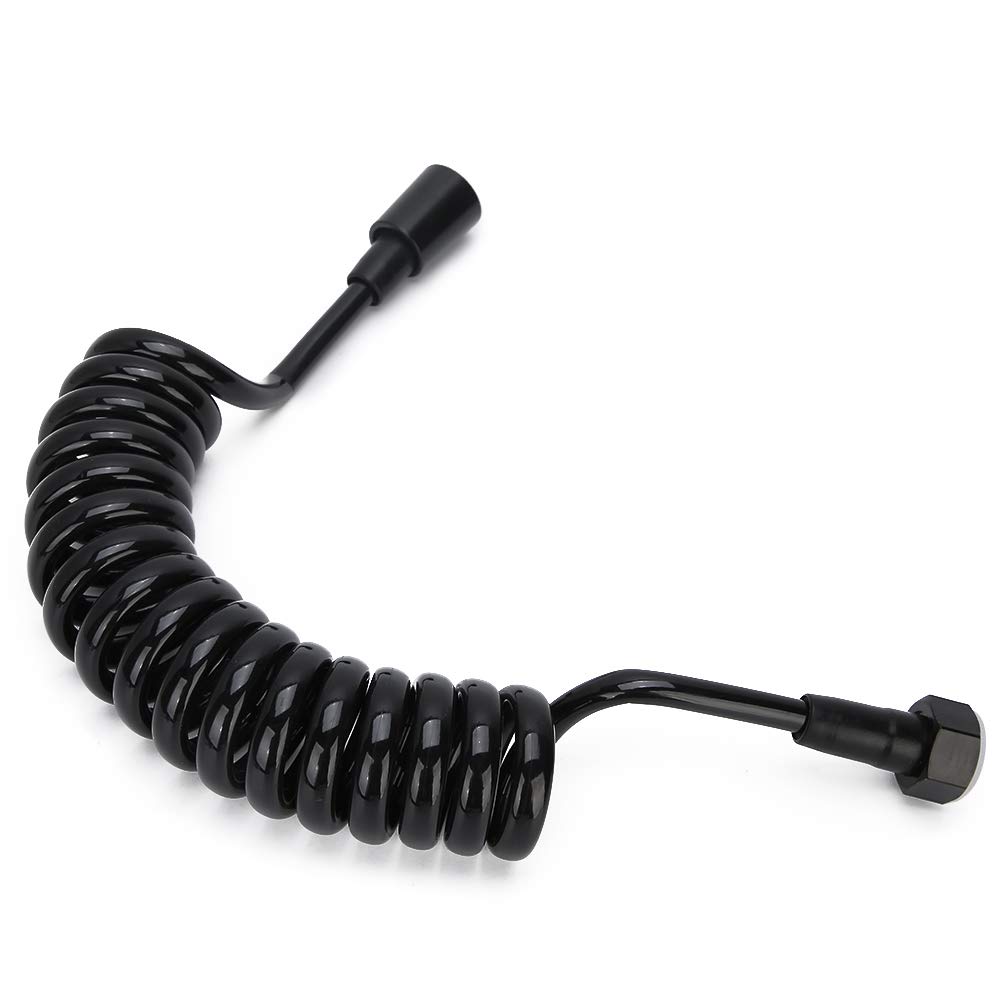 Manguera flexible de ducha de bidé de 2 m, manguera retráctil para fontanería de baño, compatible con pistola pulverizadora de bidé y fácil de instalar