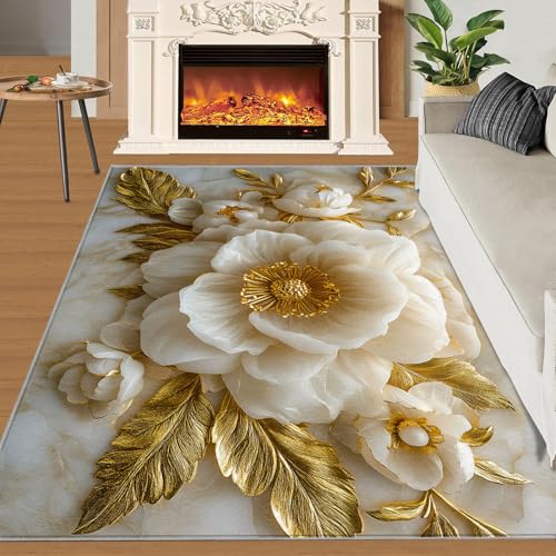 Tapete decorativo JELAIXO 3x2 ft para sala y entrada miniatura 3