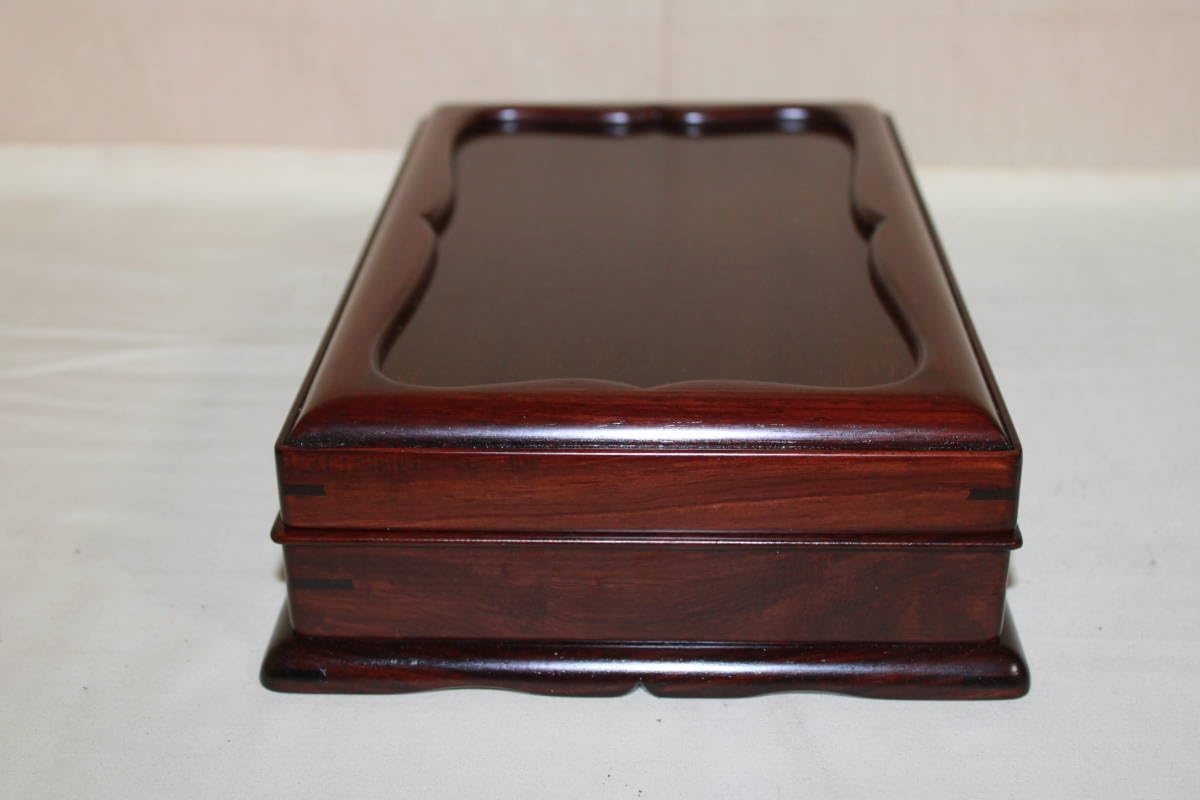 唐物唐木紫檀硯箱 唐物唐木紫檀硯箱