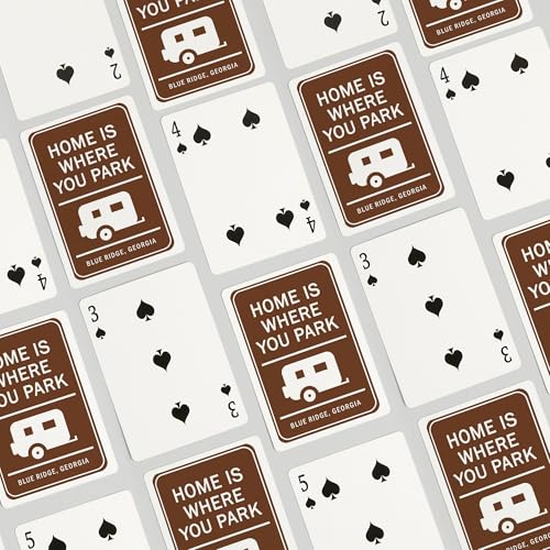 Lantern Press Baraja Poker Blue Ridge Georgia 52 Cartas miniatura 4