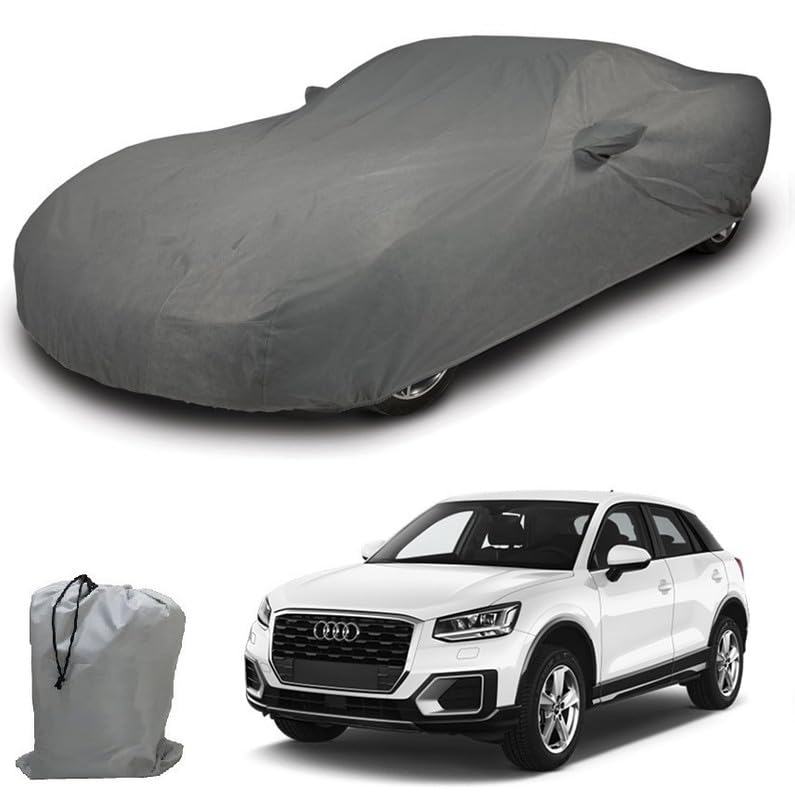Image of ARCUATE Triple Layer Custom fit Car Body Cover for Audi Q2 |Top Layer Dustrproof | Middle Layer Waterproof | Bottom Layer Scratch Protection | Outdoor Indoor Fabric