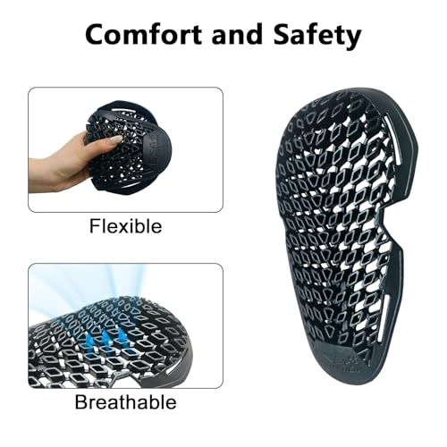 Protectores de rodilla y cadera para pantalones de motocicleta en rutas de carretera 4