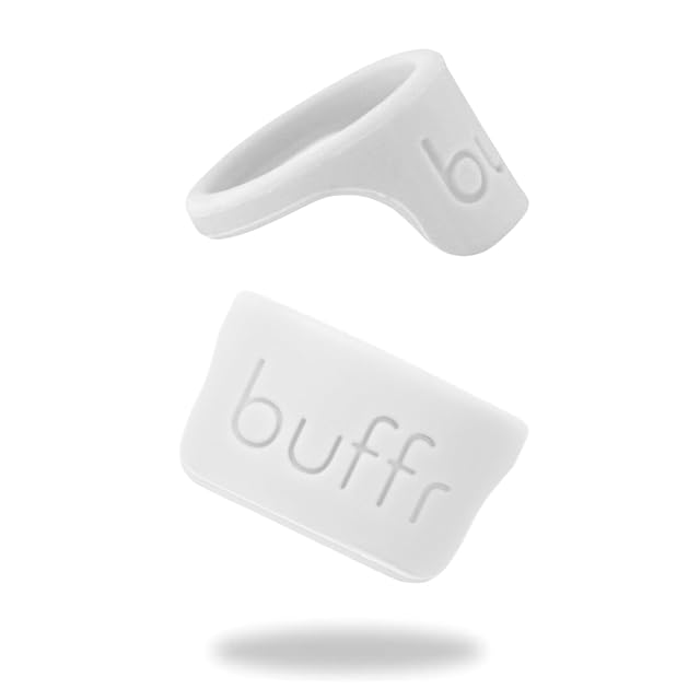 BUFFR Silicone Ring Protector for Working Out Wedding Ring Protector Rubber Ring Guard for Women - Light Pink