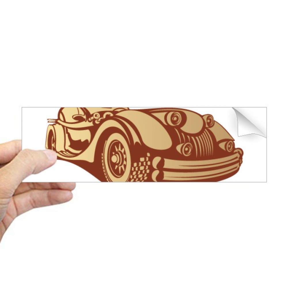 Sticker voiture classique pour fenêtre design rétro salon et bureau
