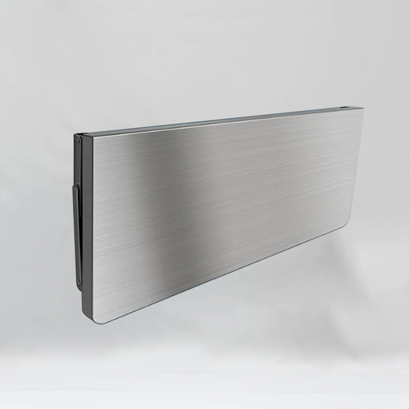 Table pliante murale en acier inoxydable 40x30cm pour balcon