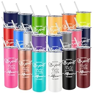 Norme 20 Pcs Thank You Gifts May You Be Proud of the Work You Do Tumbler Cup 20 oz Stainless Steel Appreciation Gifts for Staffs Coworkers Teacher Inspirational Gifts for Friend Employee Farewell Gift