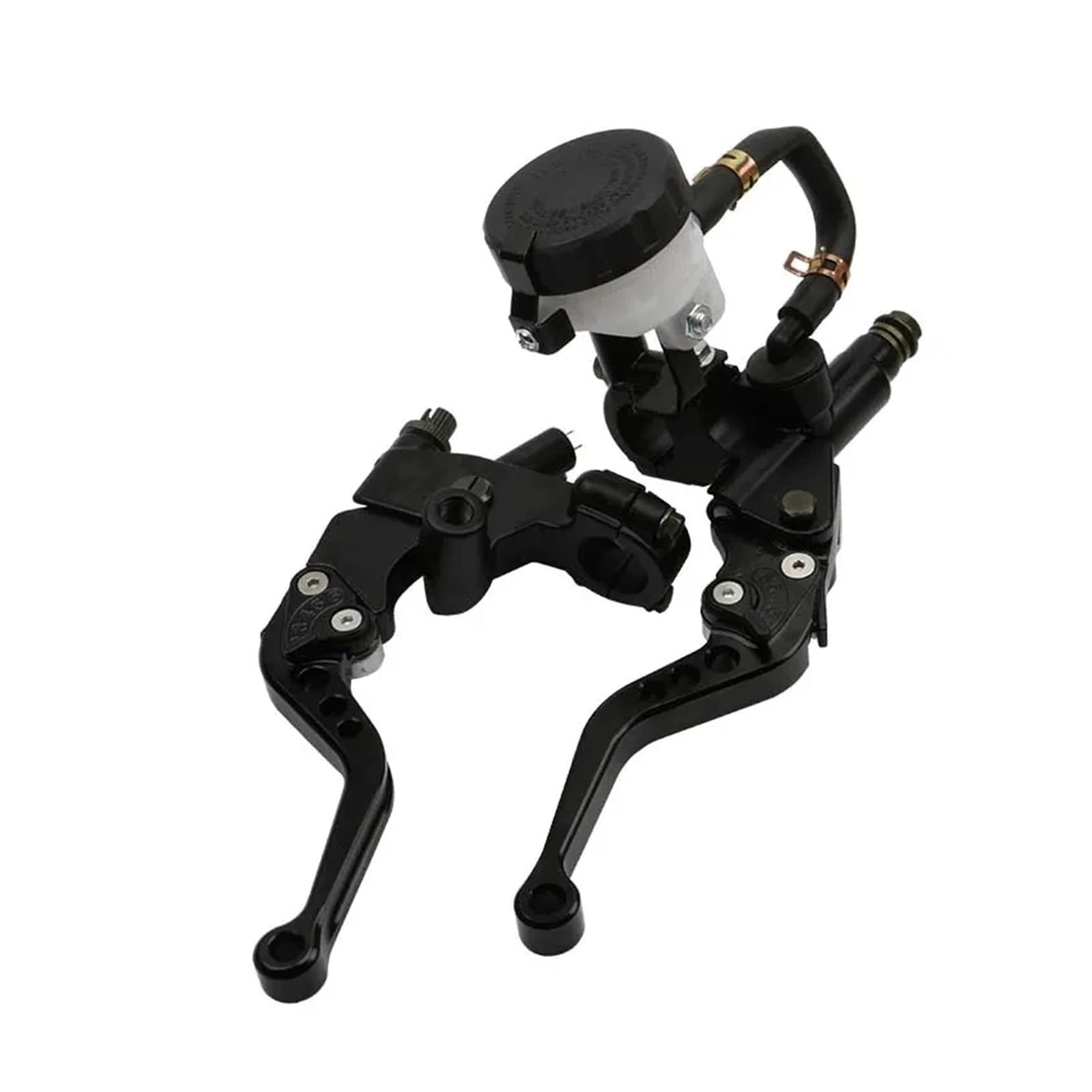 WKDYRIWO for Yam&aha for KA&WASAKI 7 8" 22mm Handbar Motorcyc Universal CNC Adjustab Clutch Brake Master Cylinder Reservoir Motorcycle Brake Clutch Levers