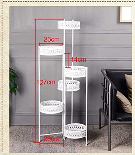 Tabouret à double usage et étagère de fleurs pliable pour intérieur gain de place
