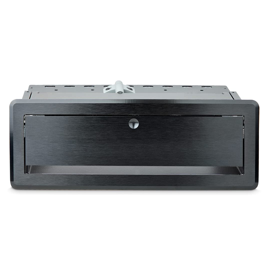 StarTech.com Box a doppio Modulo per Connettività sala Riunioni con gestione Cavi - moduli di Alimentazioni , Ricarica , A/V e Dock per PC Portatili | Due moduli di connettivita personalizzabili, Ideale per sale conferenze