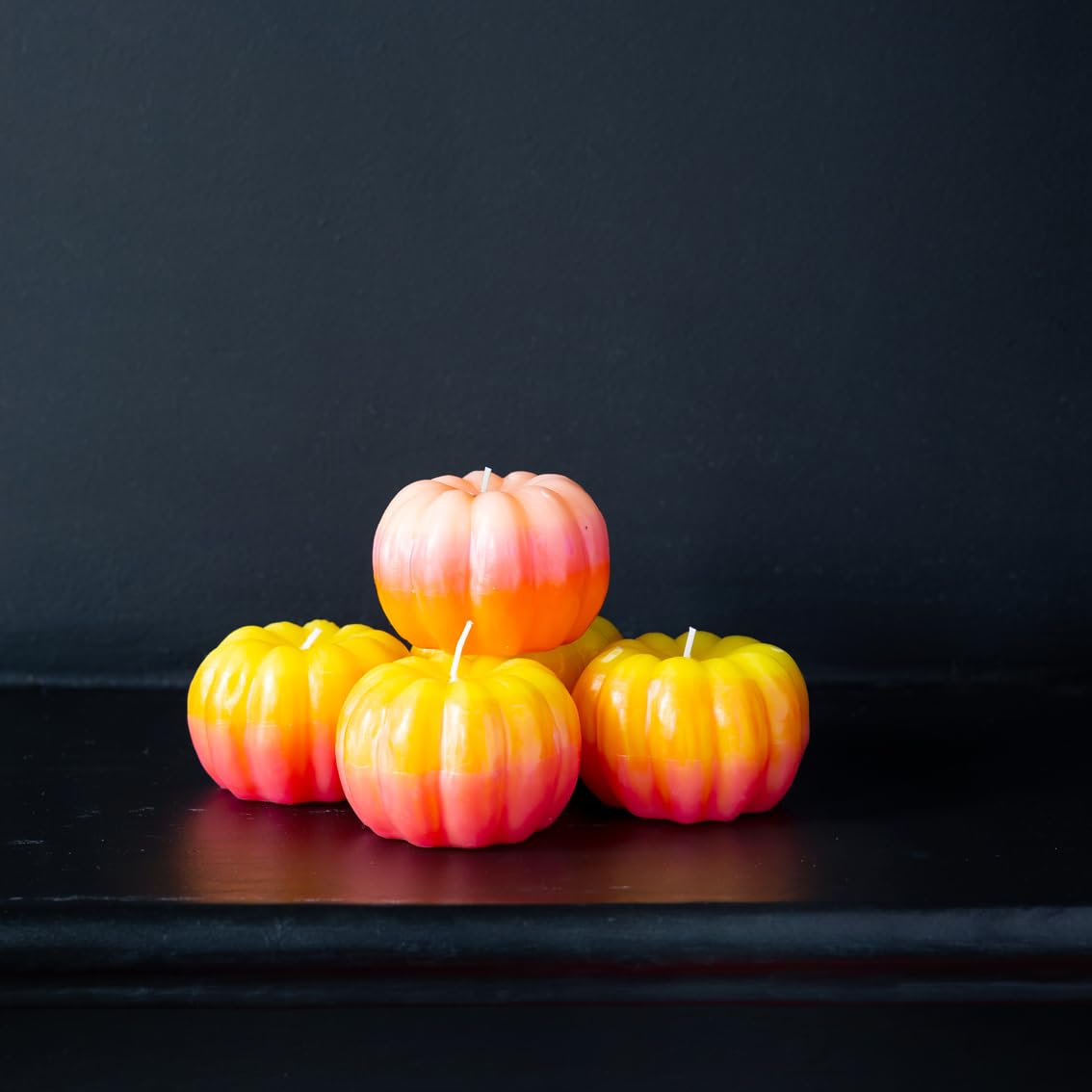 Candele Profumate A Forma Di Zucca (2 Pezzi) - Decorazione Autunnale Per Tavolo, Ringraziamento, Halloween