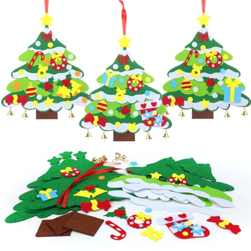 Kiiwah Basteln Weihnachten Kinder Filz, Bastelset Weihnachten...