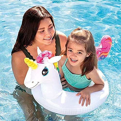 KRIDEZ Inflatable Animal Shape Swim Pool Water Float Ring Tube for Kids Swimming Safety Seat Boat Swimming Ring for Toddlers Infant Pack of 1 1