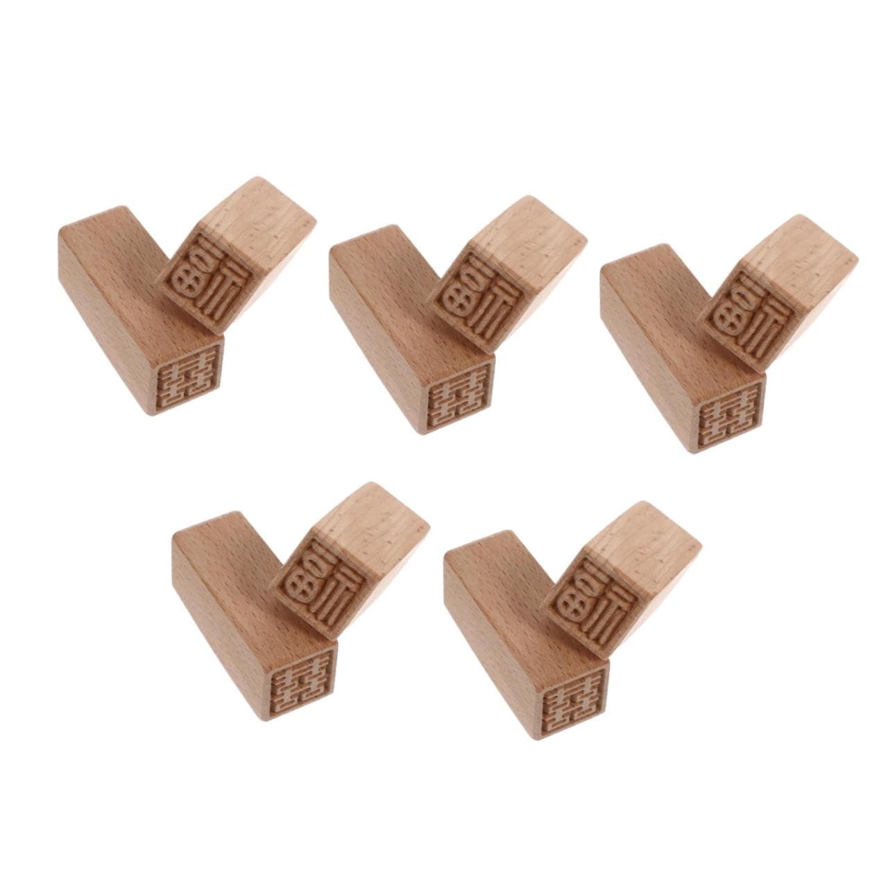 STOBOK 10pezzi Stampo Per Legno Motivi Auspiciosi Per Dolci Fatti Casa Stampo Per Bun Al Vapore Accessorio Per Creativa
