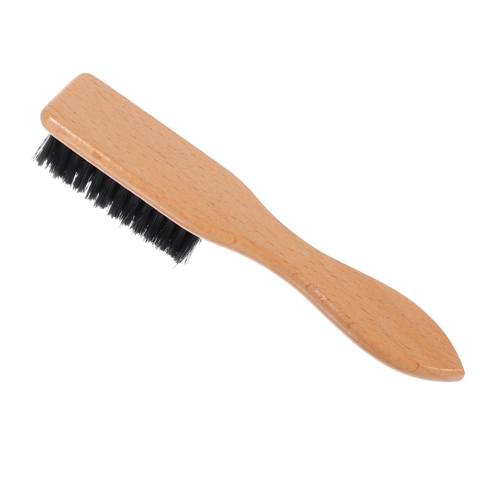Gogogmee Beard Brush for Men Mustache Brush Wooden Handle Shaving Brush Styling Maker Beard Comb