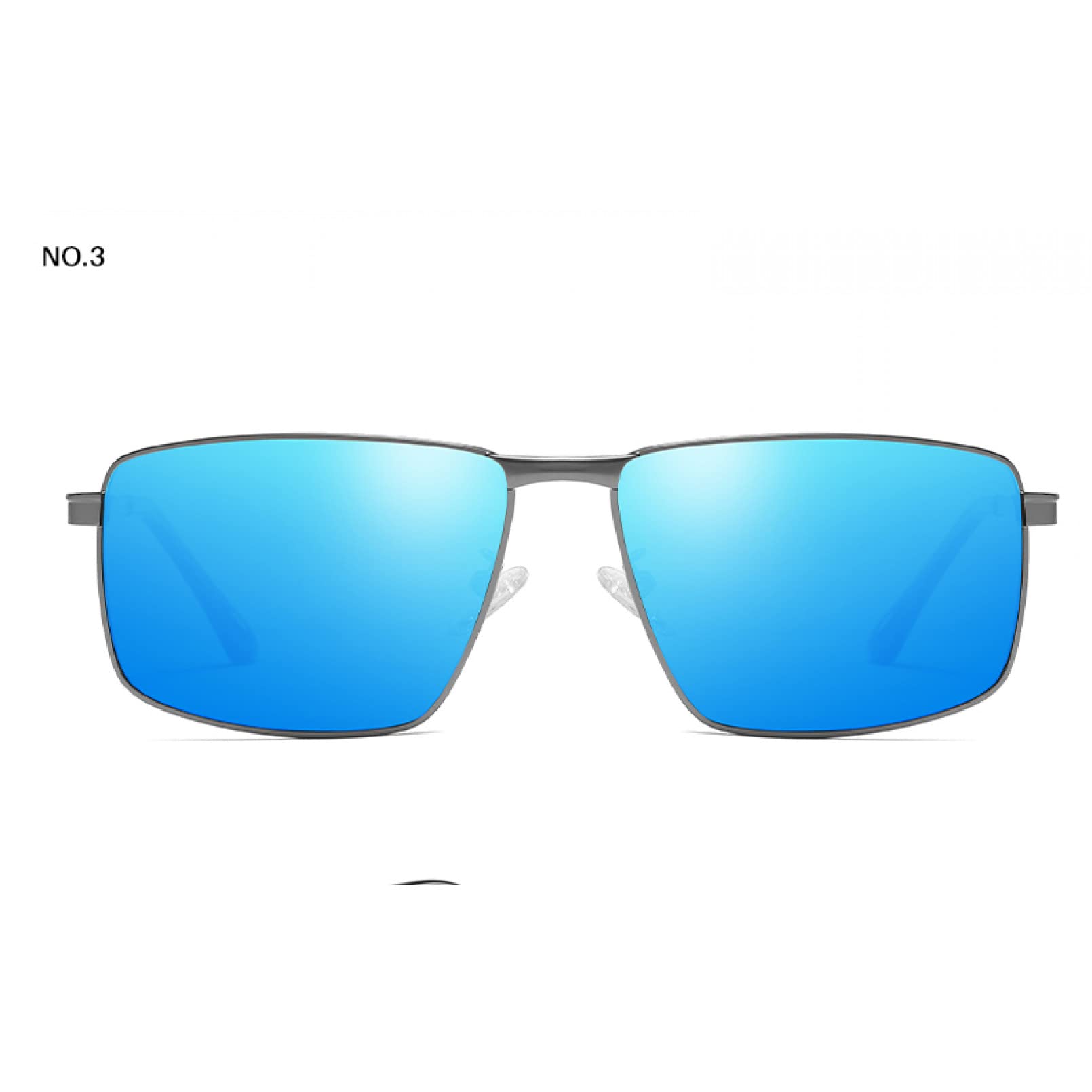 Gafas de sol de los hombres de las señoras universales del color del metal de las gafas de